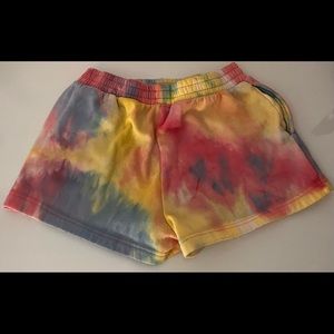 Rainbow comfy shorts